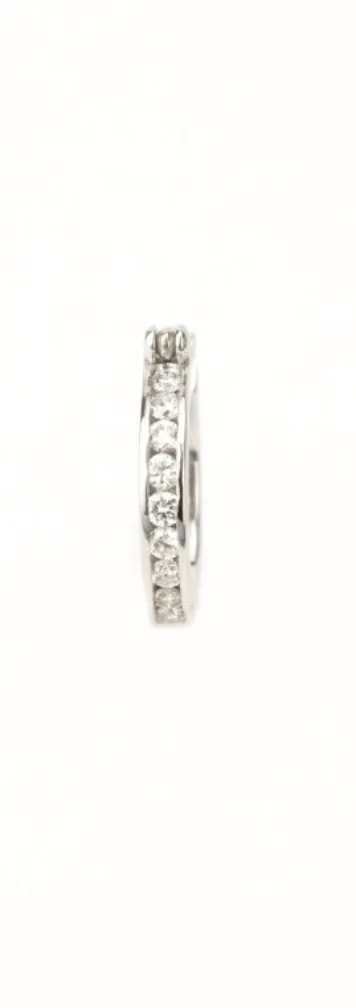 0.55CT Diamond Hoop Earrings