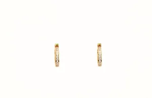 0.55CT Diamond Hoop Earrings