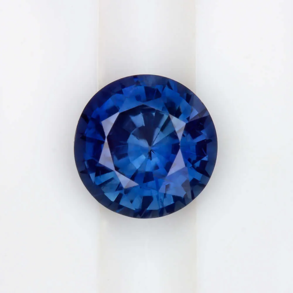 1 CARAT GIA CERTIFIED SAPPHIRE ROUND CUT NATURAL LOOSE RICH BLUE EARTH MINED 1ct