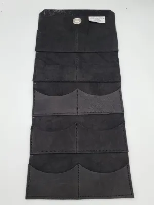 10 Pocket Leather Show Comb Pouch