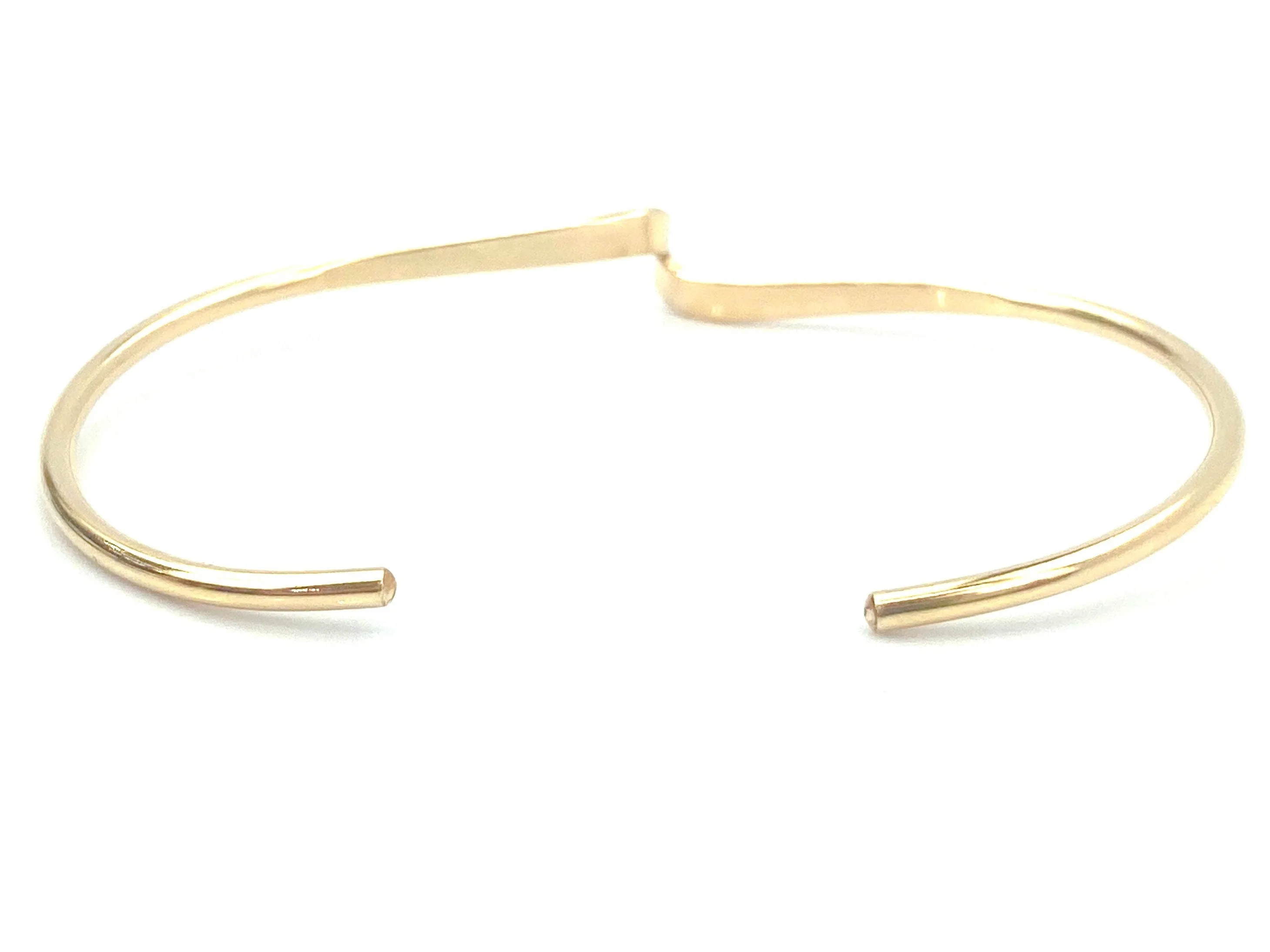 14KGF Cuff Bracelet, Sku#BR 1/1