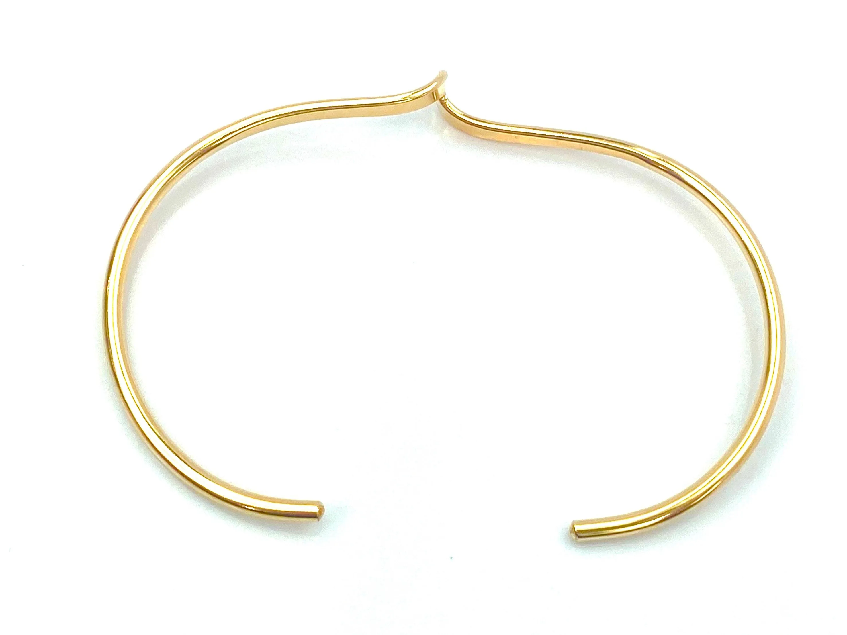 14KGF Cuff Bracelet, Sku#BR 1/1