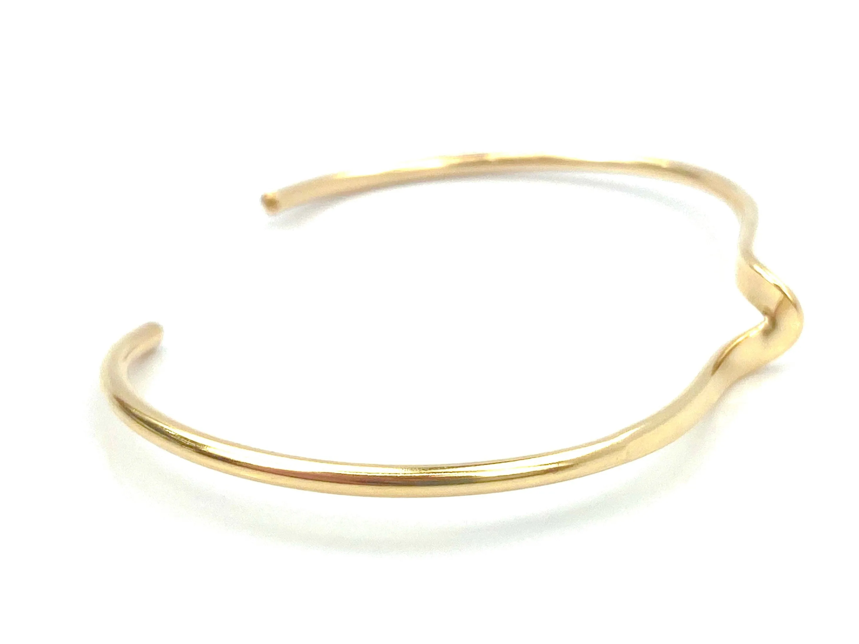 14KGF Cuff Bracelet, Sku#BR 1/1