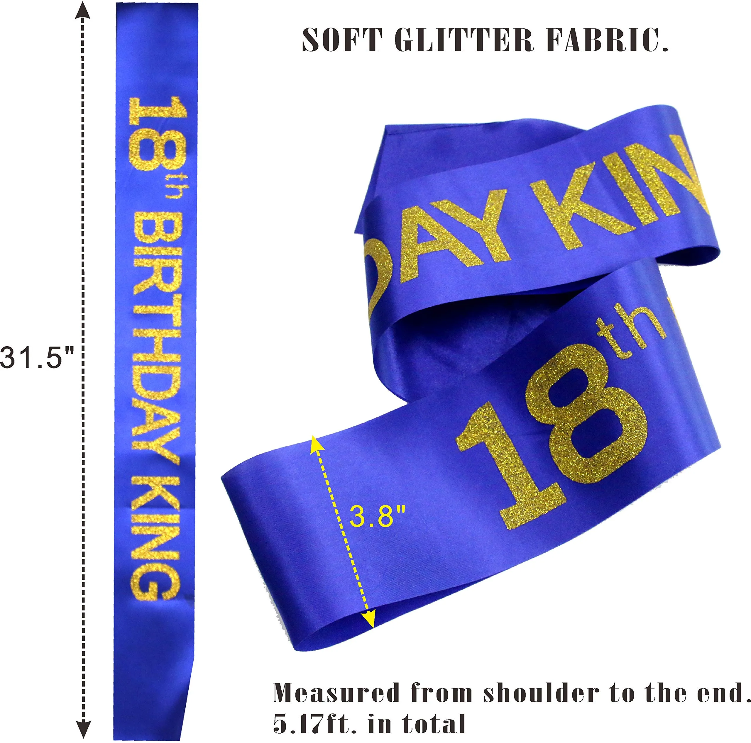 18th Birthday Gift,18Birthday Decorations,18th Birthday Gifts for Him,18Birthday Sash