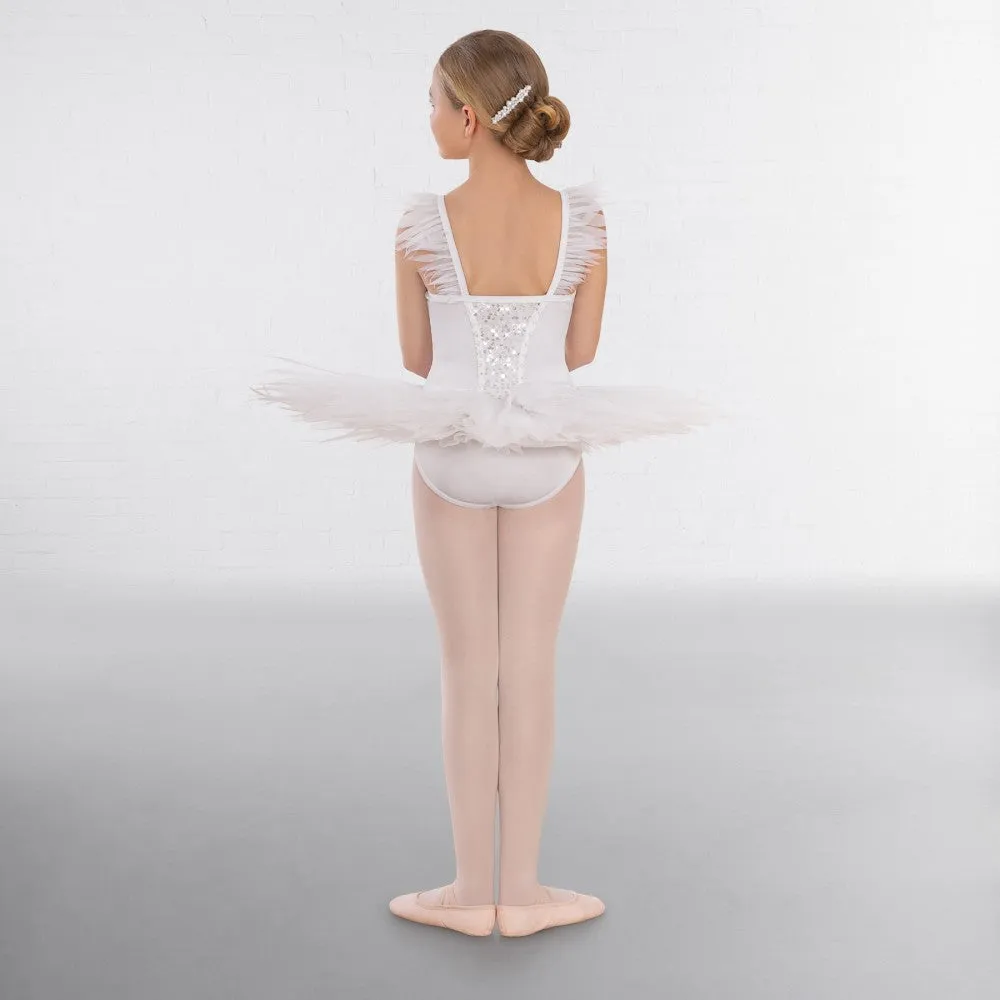 1st Position Odette White Feather-Edged Tutu