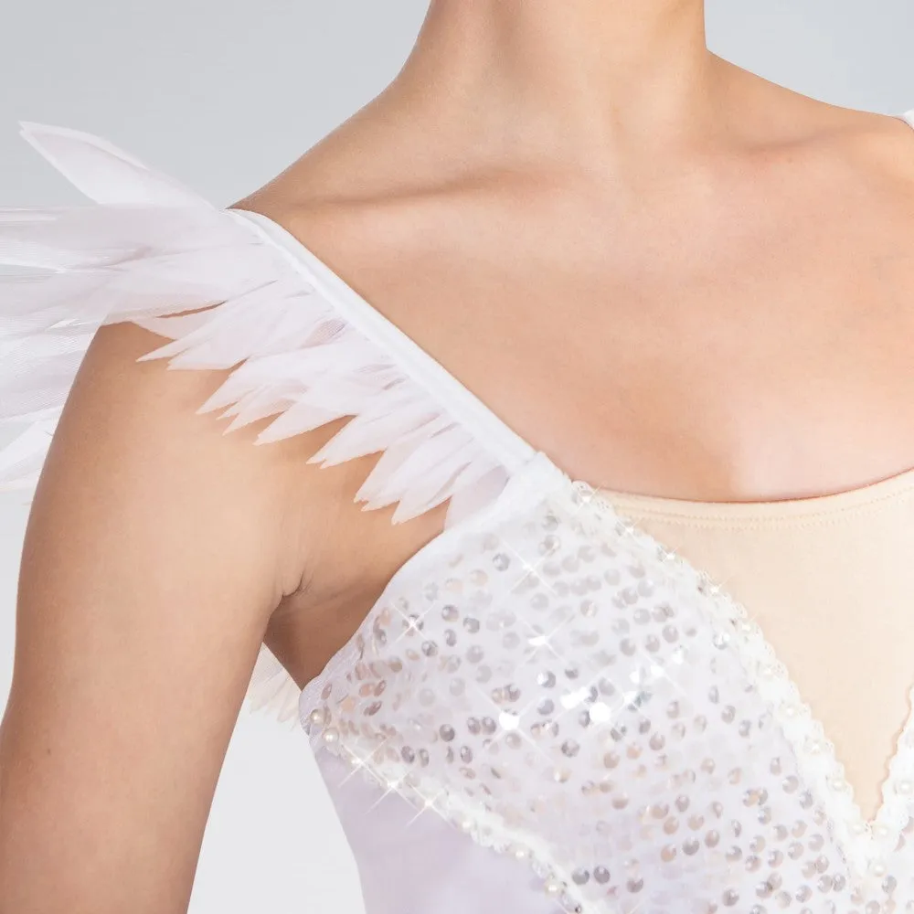 1st Position Odette White Feather-Edged Tutu