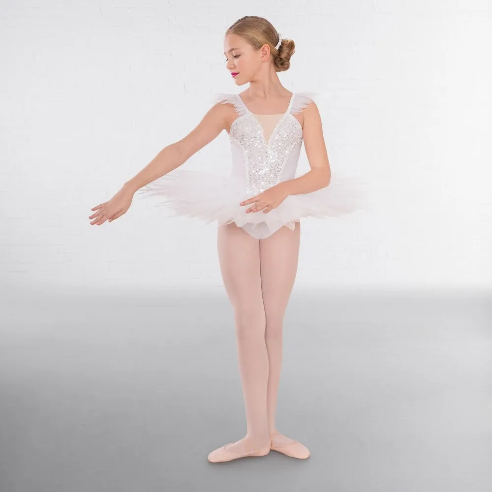 1st Position Odette White Feather-Edged Tutu