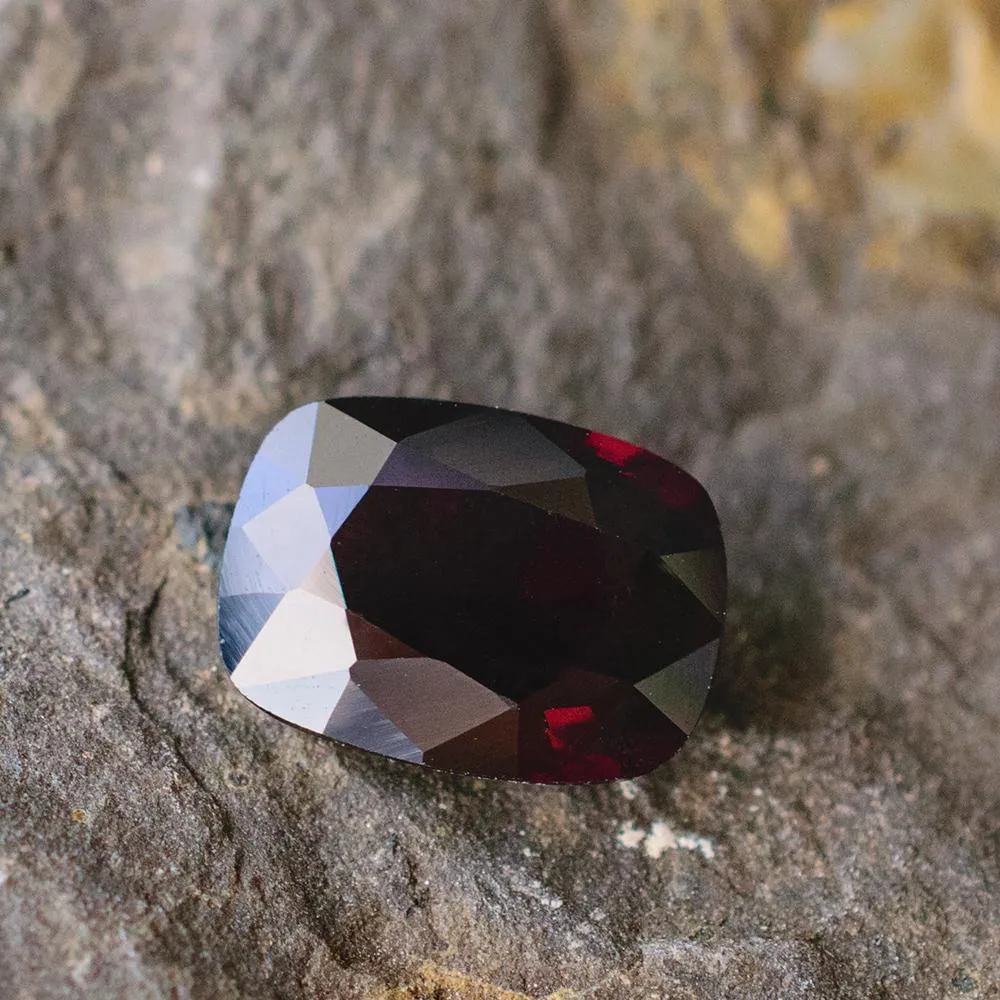 2.05 Carats Cushion Red Natural Spinel Gemstone