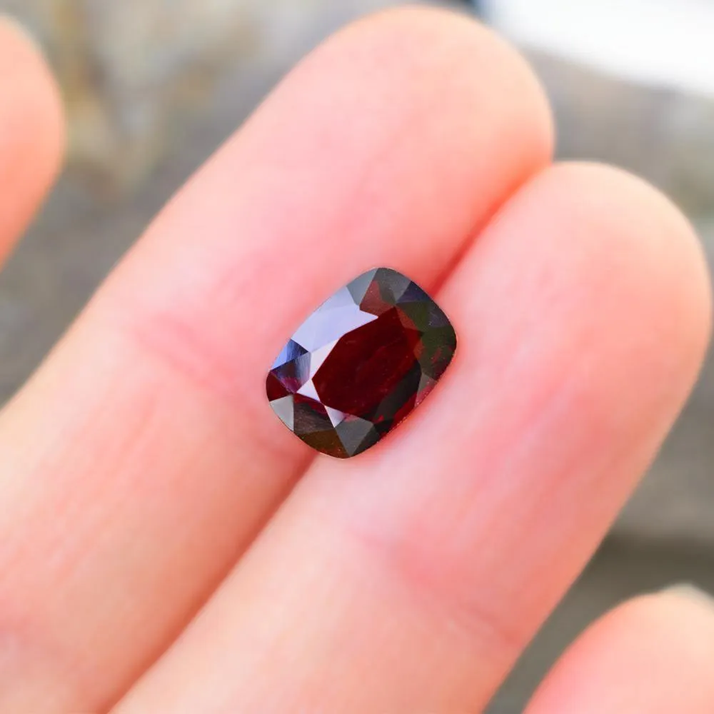 2.05 Carats Cushion Red Natural Spinel Gemstone