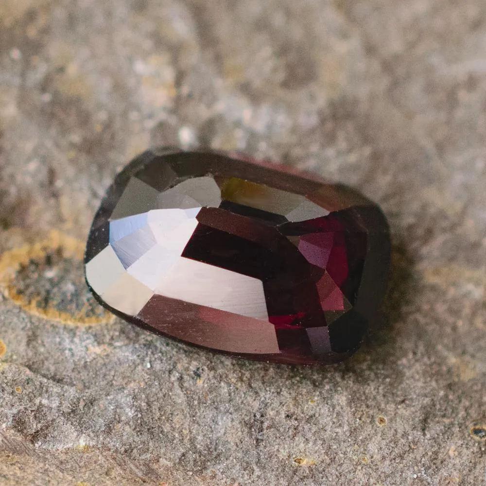 2.05 Carats Cushion Red Natural Spinel Gemstone