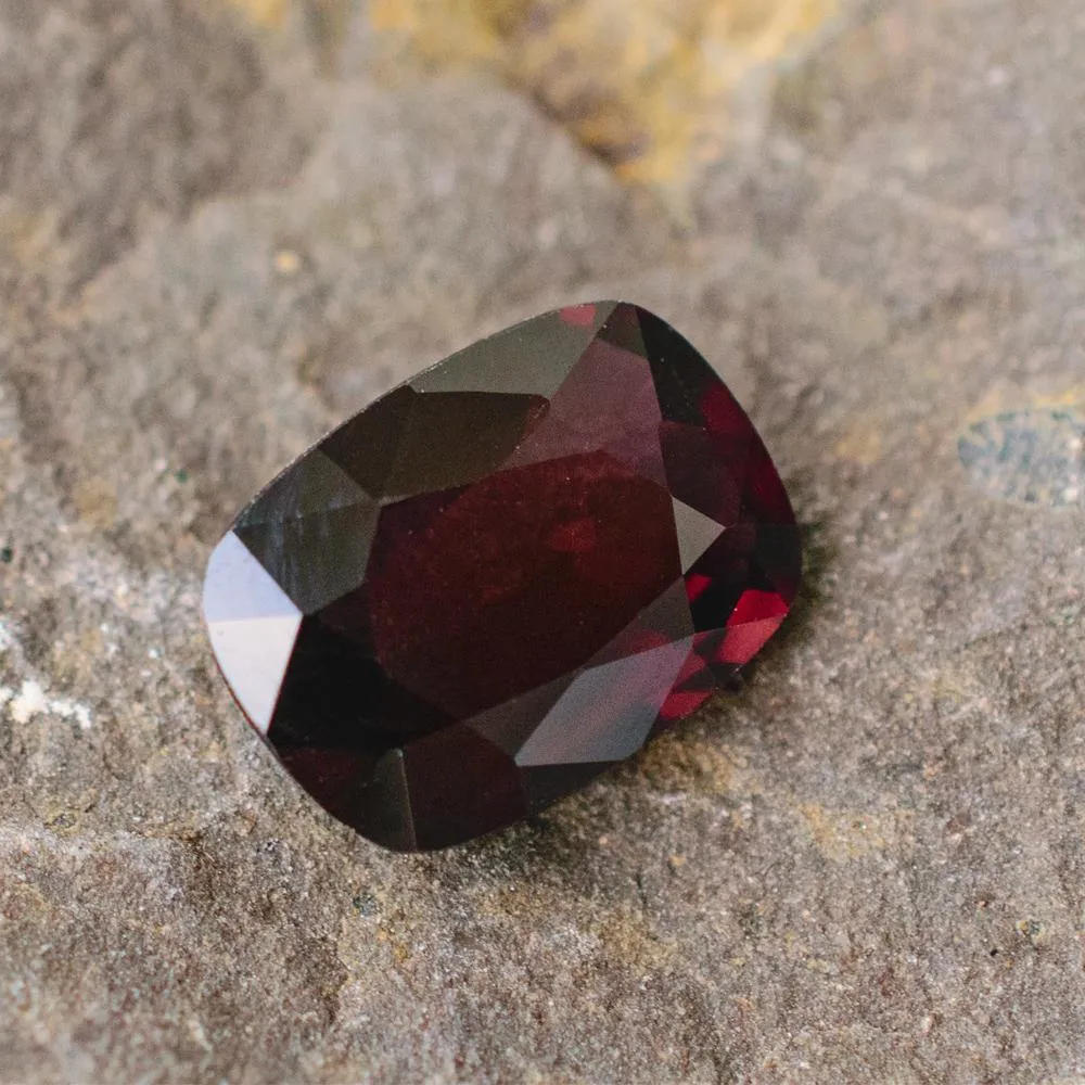 2.05 Carats Cushion Red Natural Spinel Gemstone