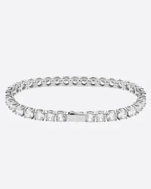 5MM VVS TENNIS bracelet - White Gold