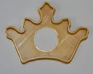 6x Crown Tiara Fondant Cutter Cupcake Topper Size 1.75" USA FD619