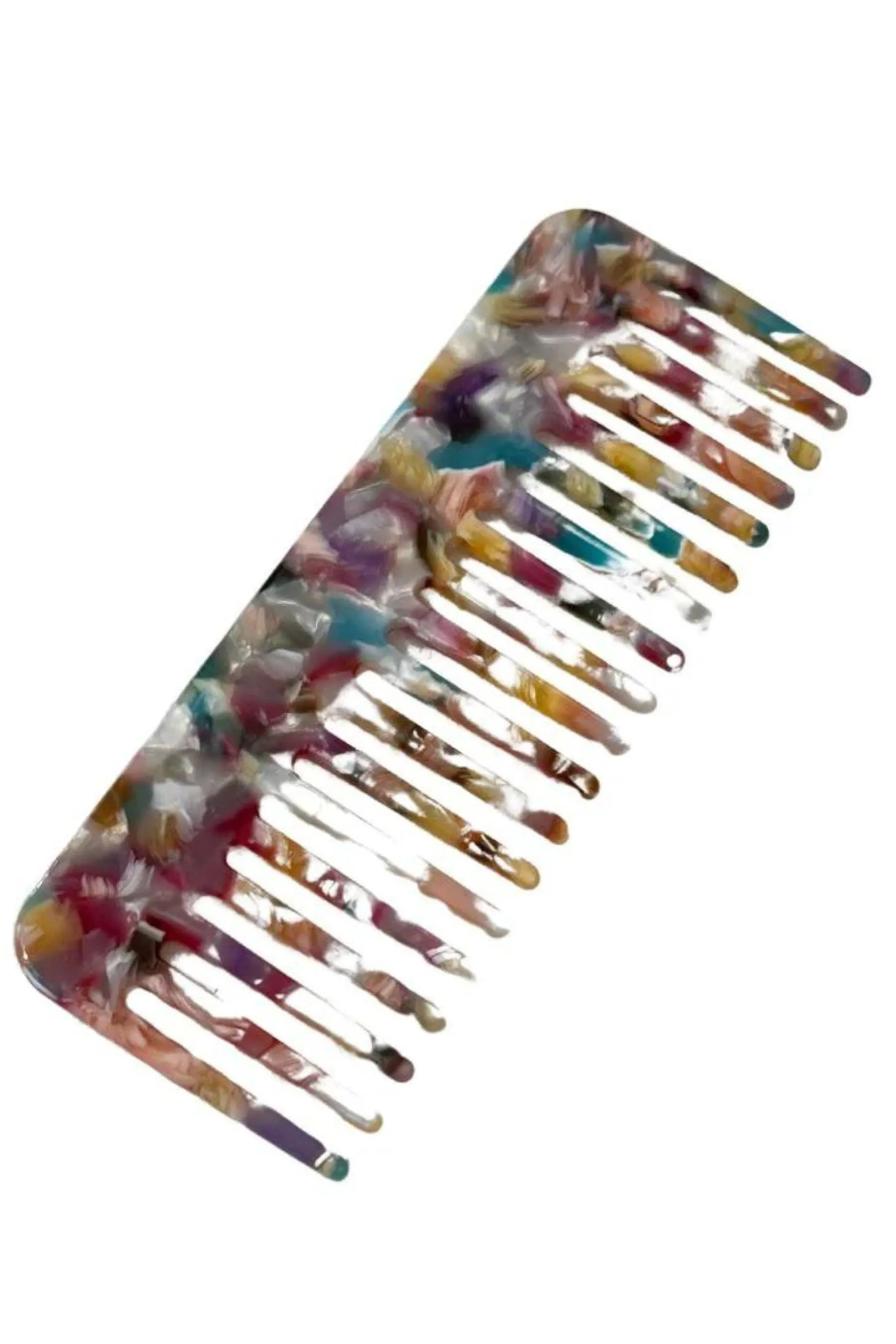 Acetate Comb |  Multicoloured Tortoiseshell