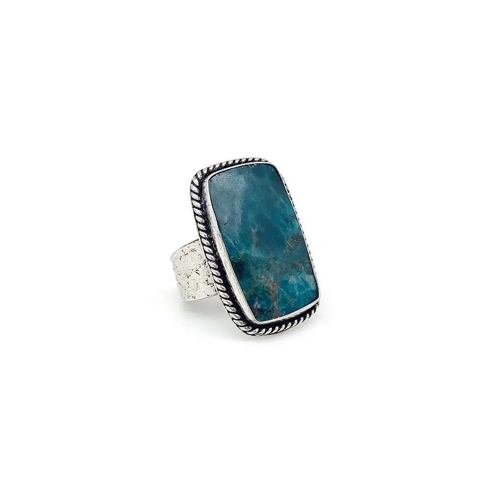 Anju Kashi Semiprecious Stone Ring in Apatite