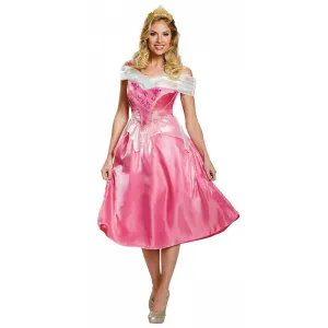 Aurora Costume Princess Dress Women's Deluxe Sleeping Beauty Gown