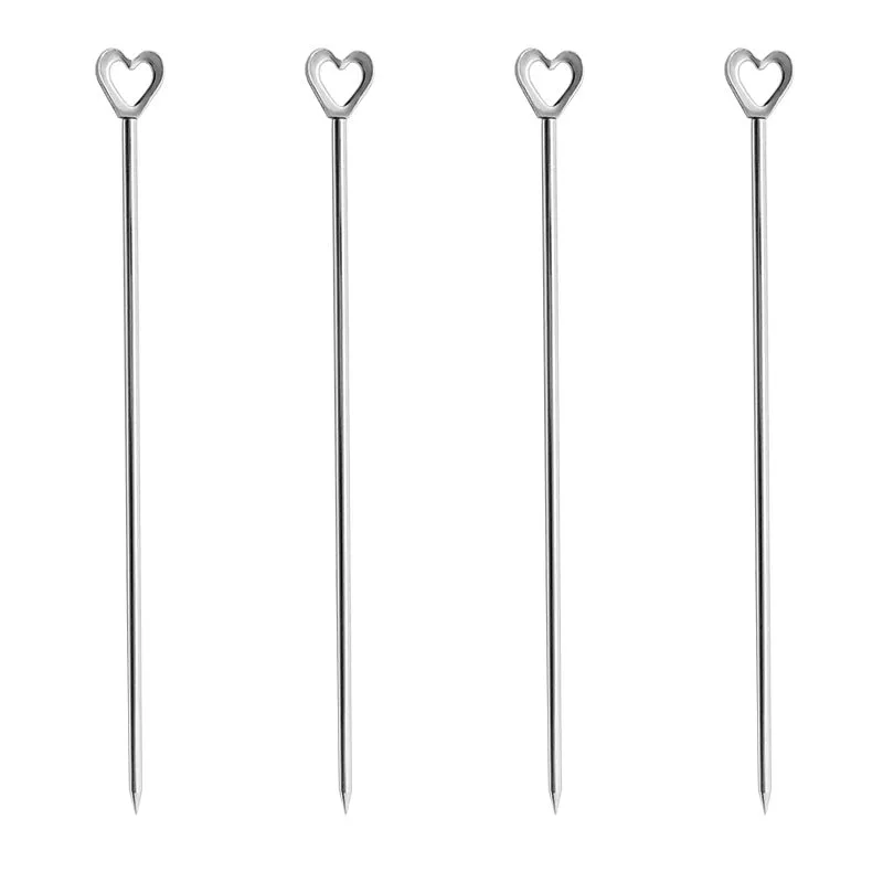 BarConic® Heart Shaped Cocktail Picks - 4 Pack