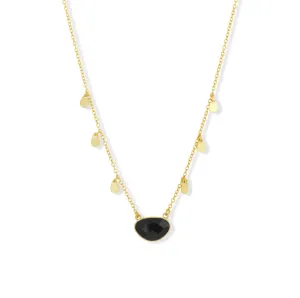 Blossom Necklace | Black Onyx