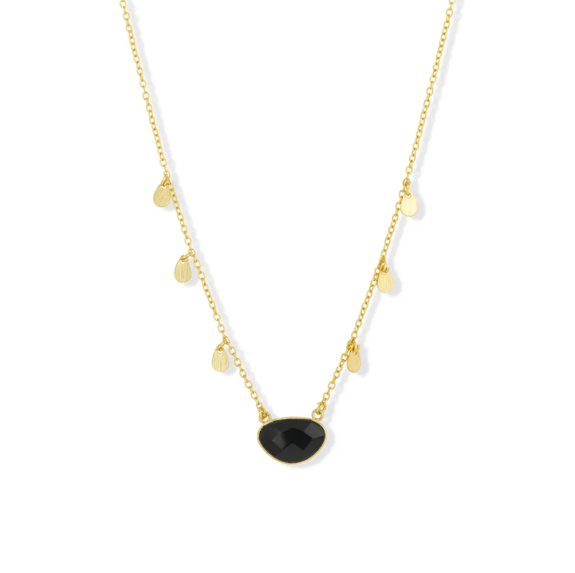 Blossom Necklace | Black Onyx