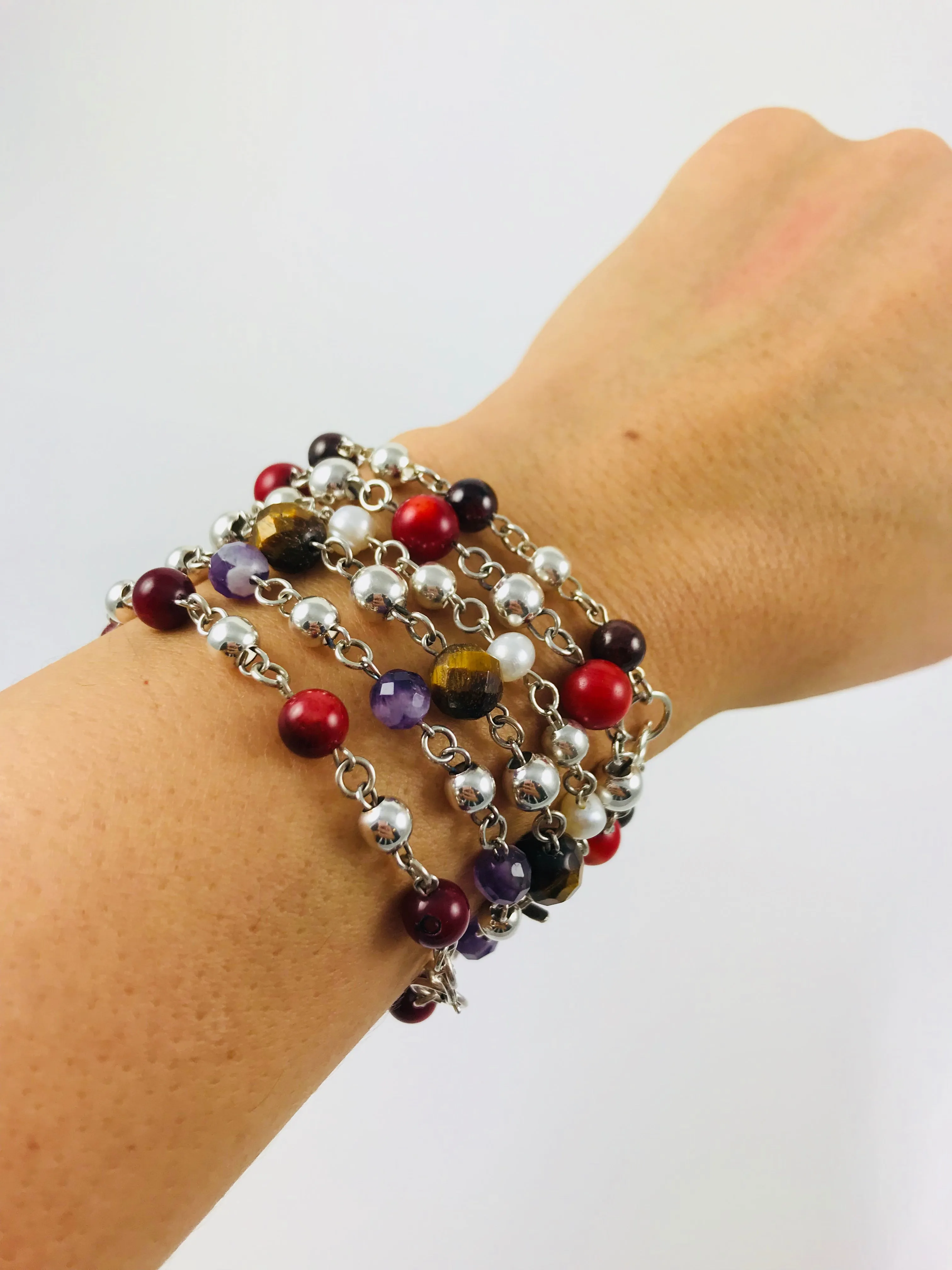 Bolitas Gemstones Bracelet - Agate