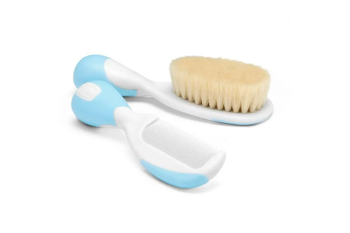 Chicco Brush & Comb with Natural Bristles