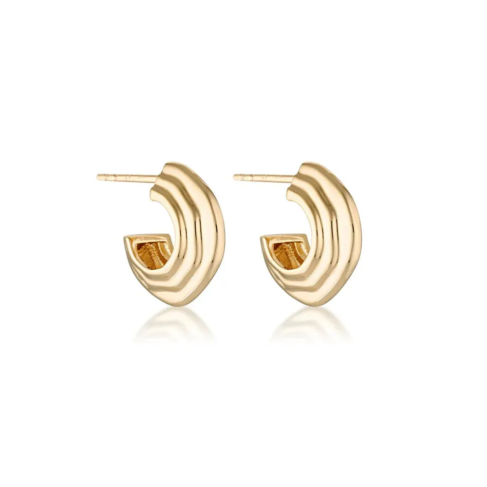 Contour Chubby Hoop Earrings