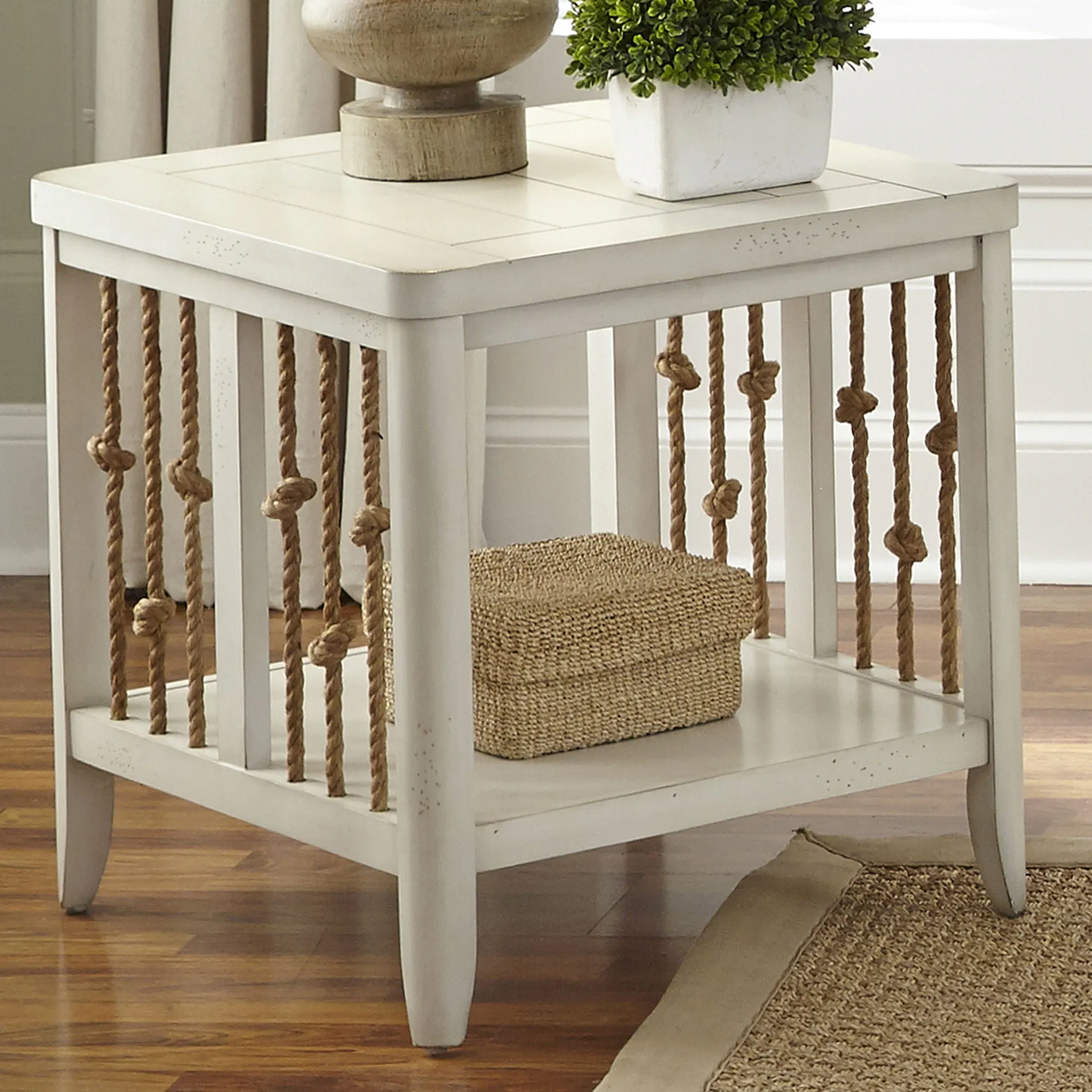 Dockside - 3 Piece Set (1 Cocktail 2 End Tables) - White