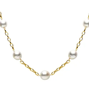 DSL Yellow Gold South Sea Pearl Necklace