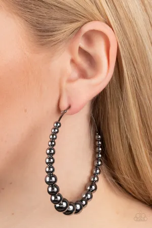 Earrings Show Off Your Curves - Black E438