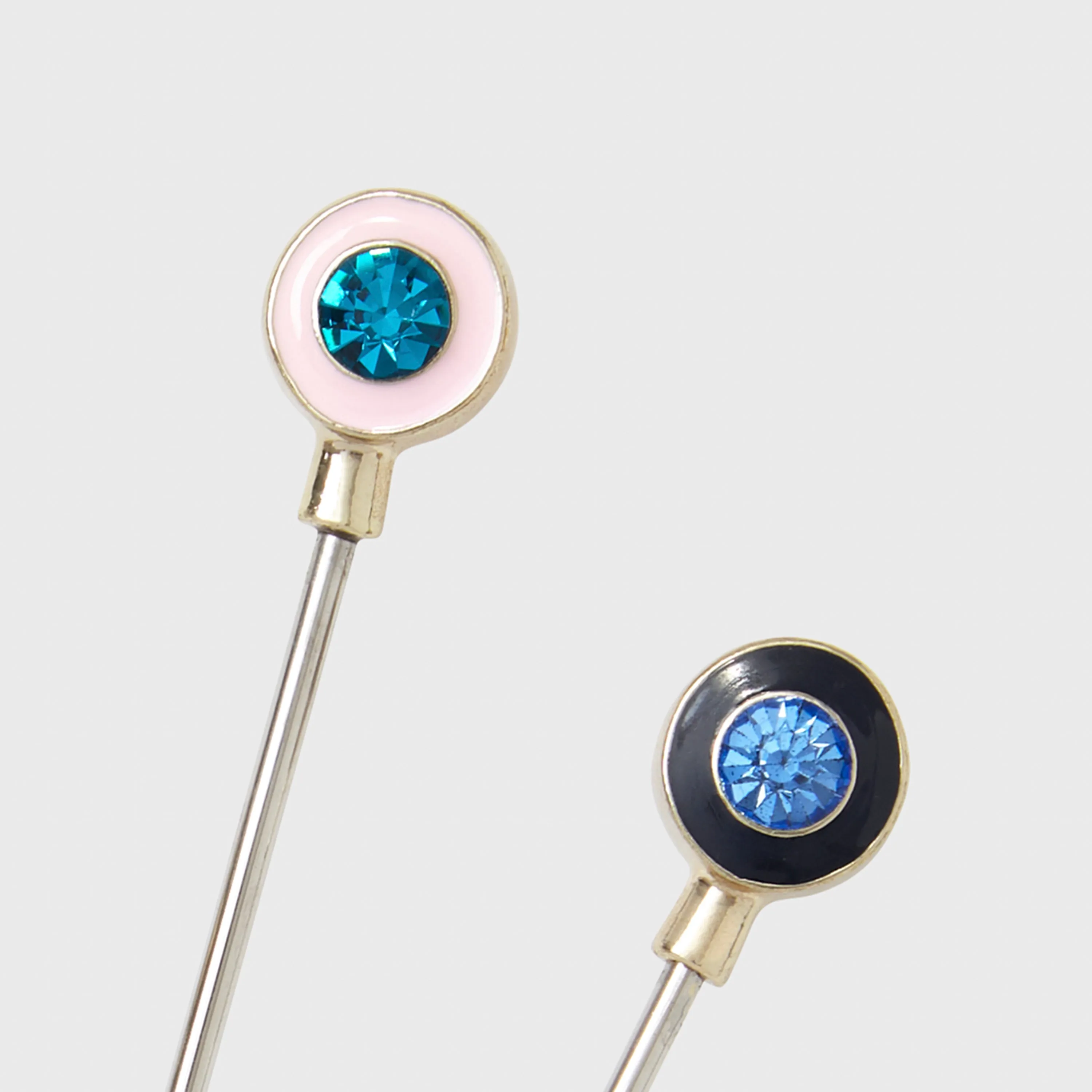 Enamel gem cocktail picks