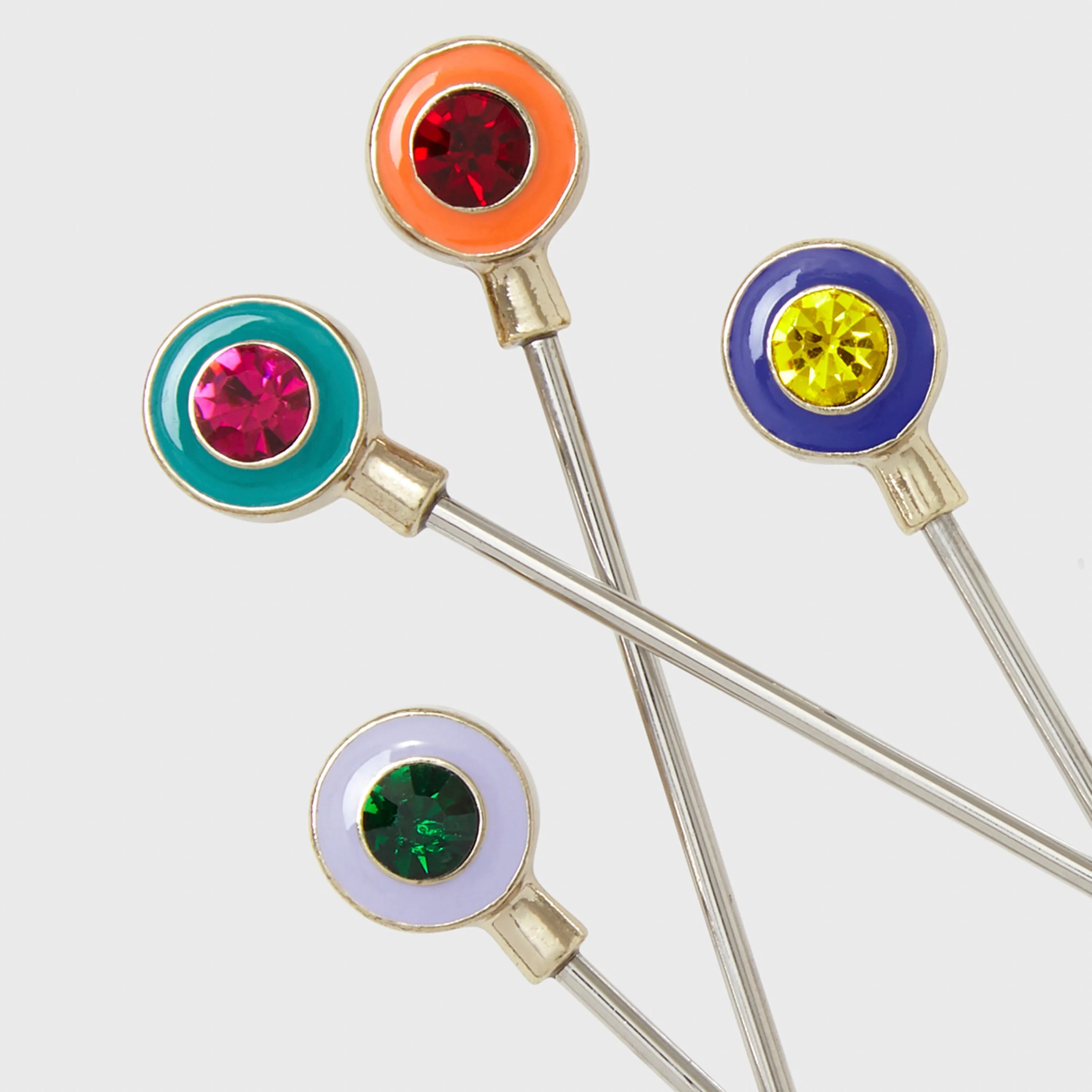 Enamel gem cocktail picks