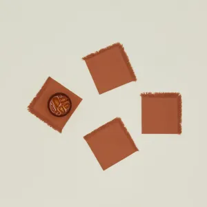 Essential Cocktail Napkins, Set of 4 - Terracotta