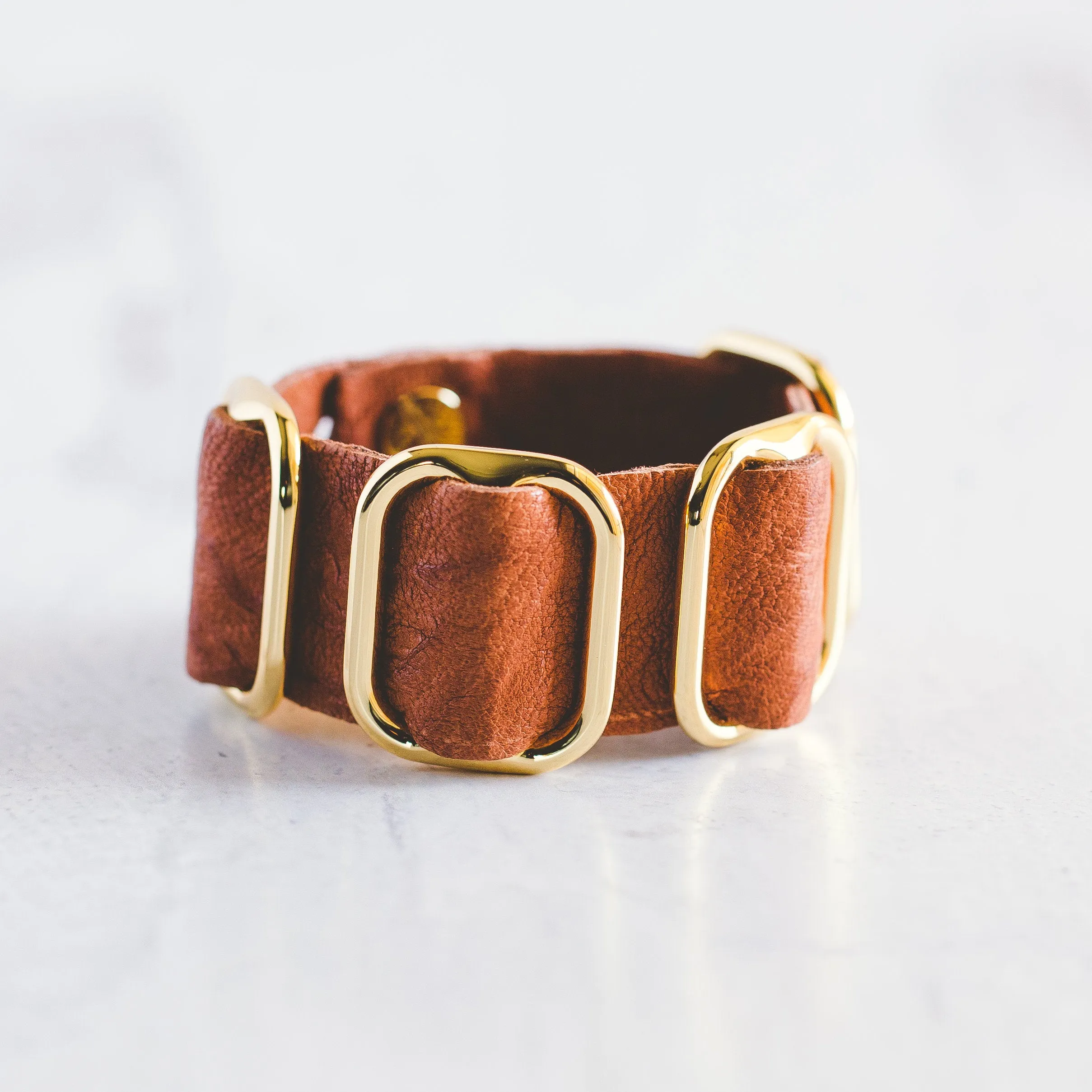 Fancy Cuff Bracelet - Gold