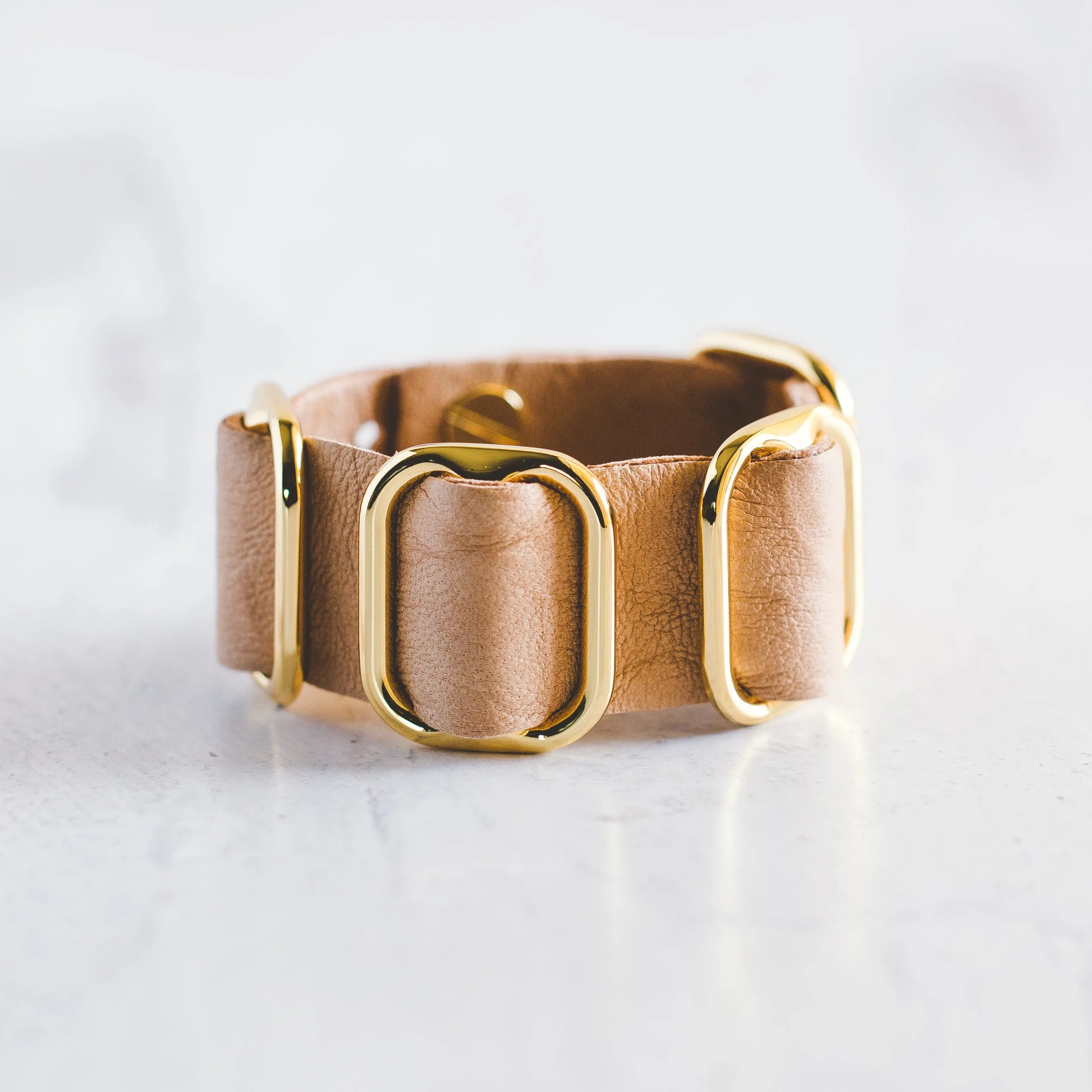 Fancy Cuff Bracelet - Gold