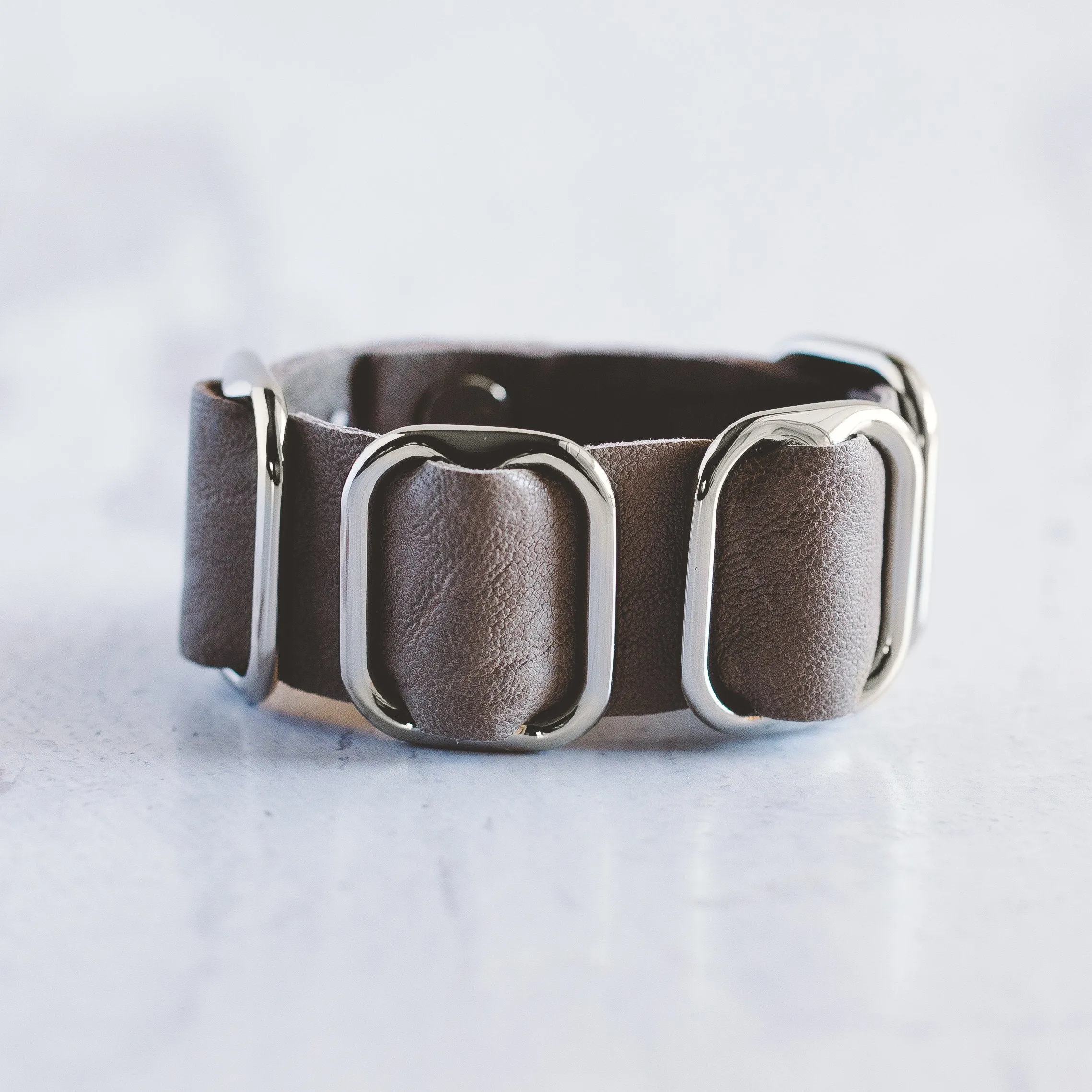 Fancy Cuff Bracelet - Silver