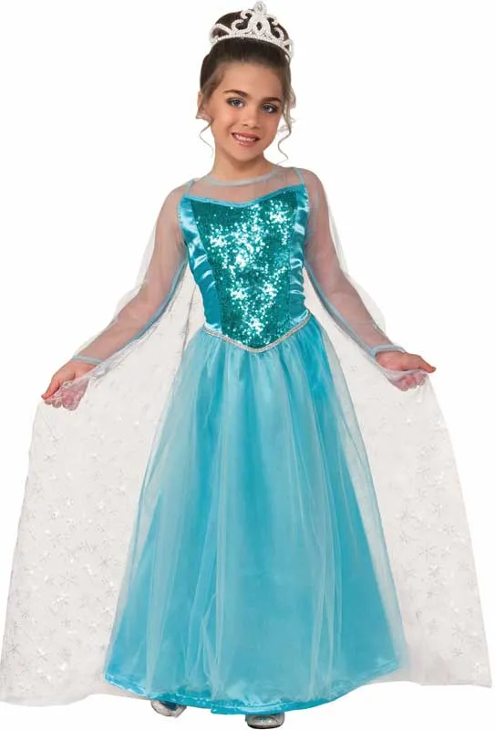 Frozen Snow Queen Elsa Girls Costume