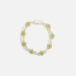 Hatton Labs Daisy Bracelet - Peridot / Tanzanite