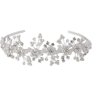 Jaime  Pearl and Crystal Headband