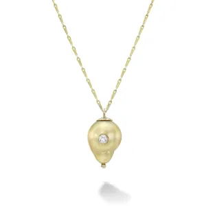 Kenna Golden Baroque Pearl & Diamond Necklace