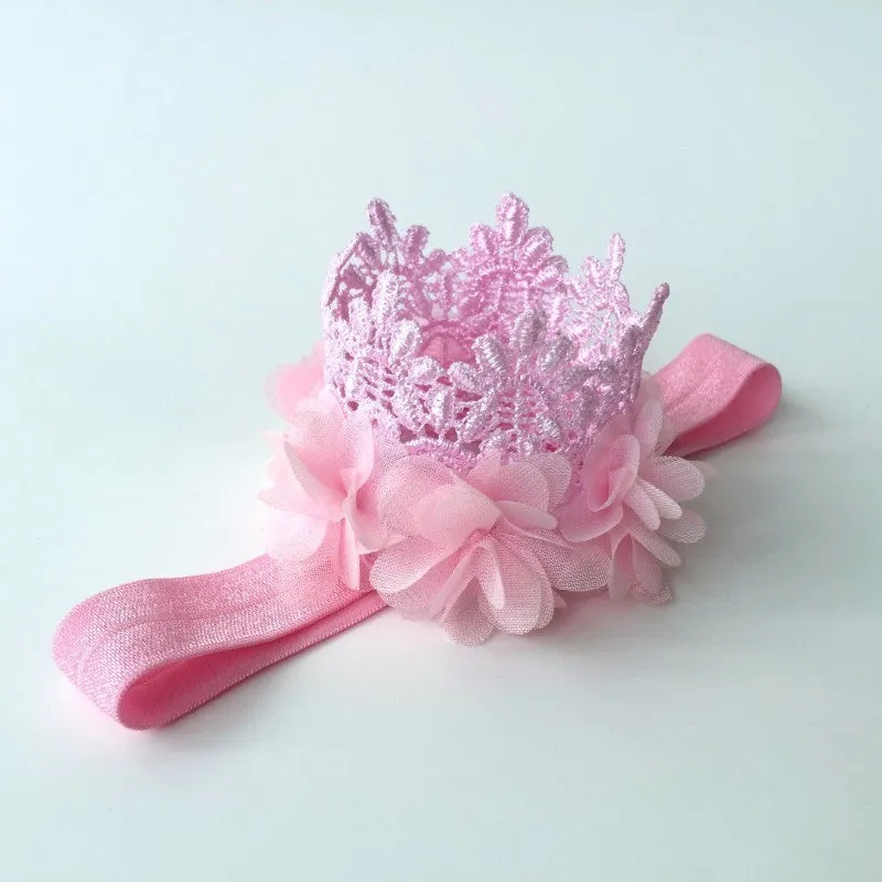 Lace Crown Headbands  (In Stock)