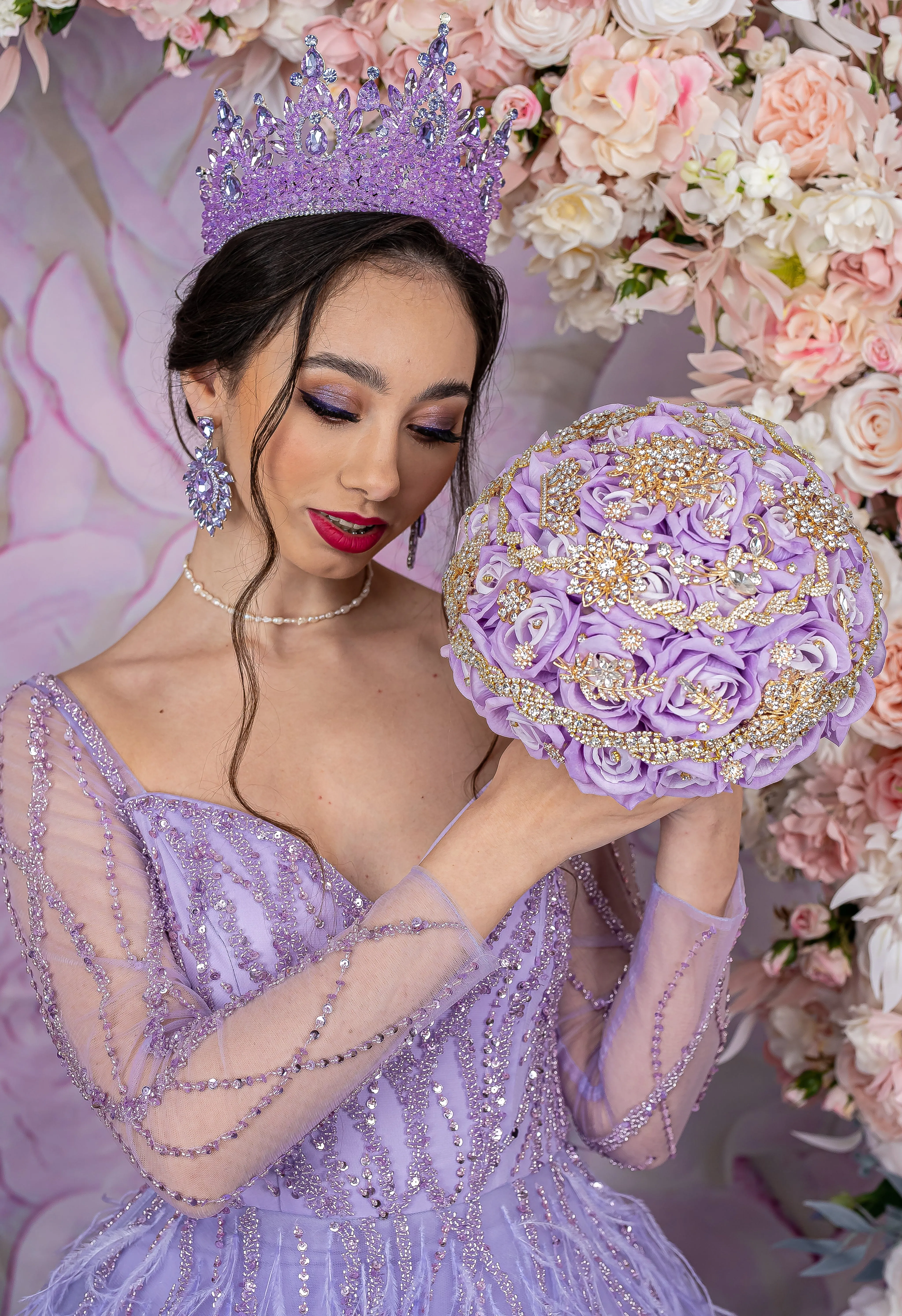 Lavender full quinceanera package