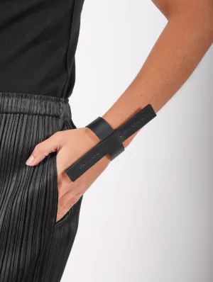 Line PS Cuff in Black by Aumorfia