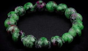 Luxury Ruby Zoisite Natural Gemstone Bracelet