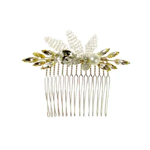 Marquise Cyrstal and Pearl Comb