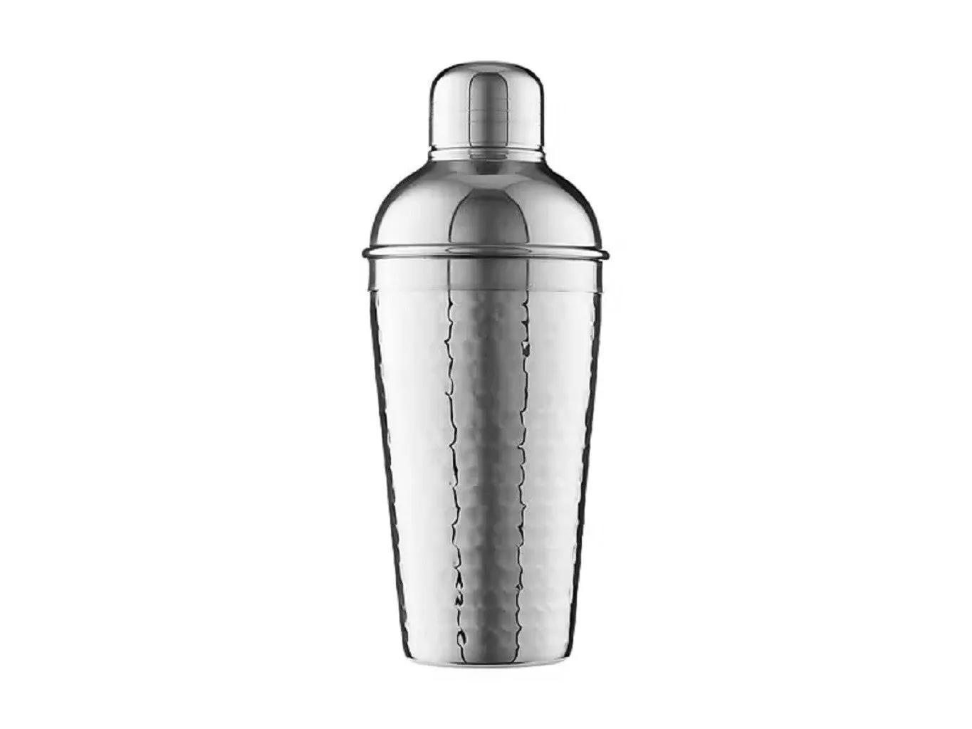 Maxwell & Williams Cocktail & Co Lexington Hammered Cocktail Shaker 500ML Silver Gift Boxed