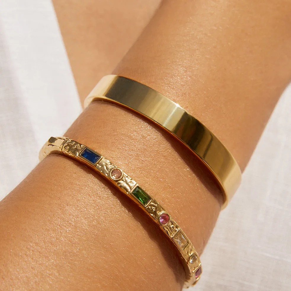 Melrose Gold Cuff Bracelet