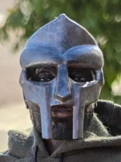 Metal Face Villain 1/6th Scale Action Figure Mask