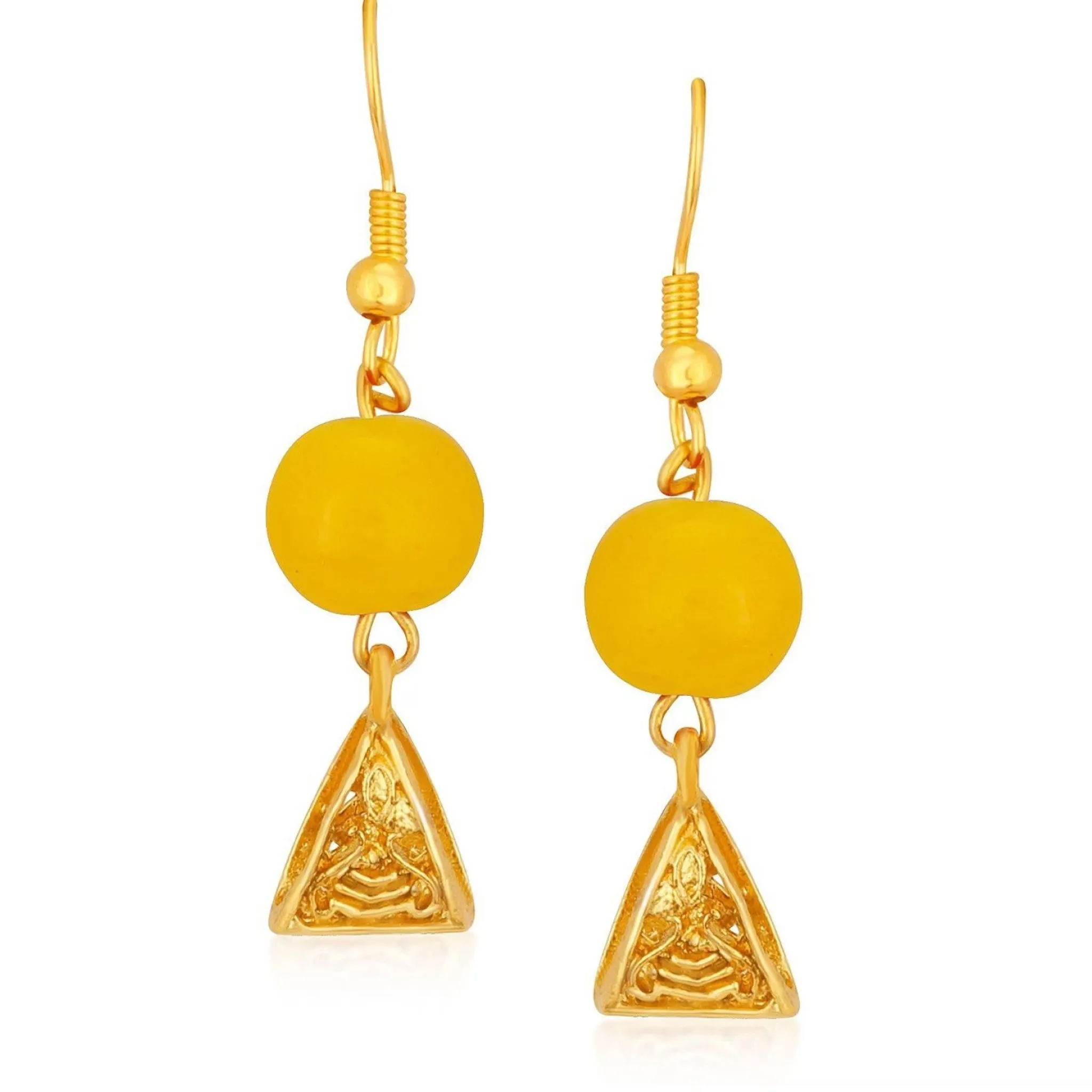 Metal Jewel Set (Yellow, Gold)