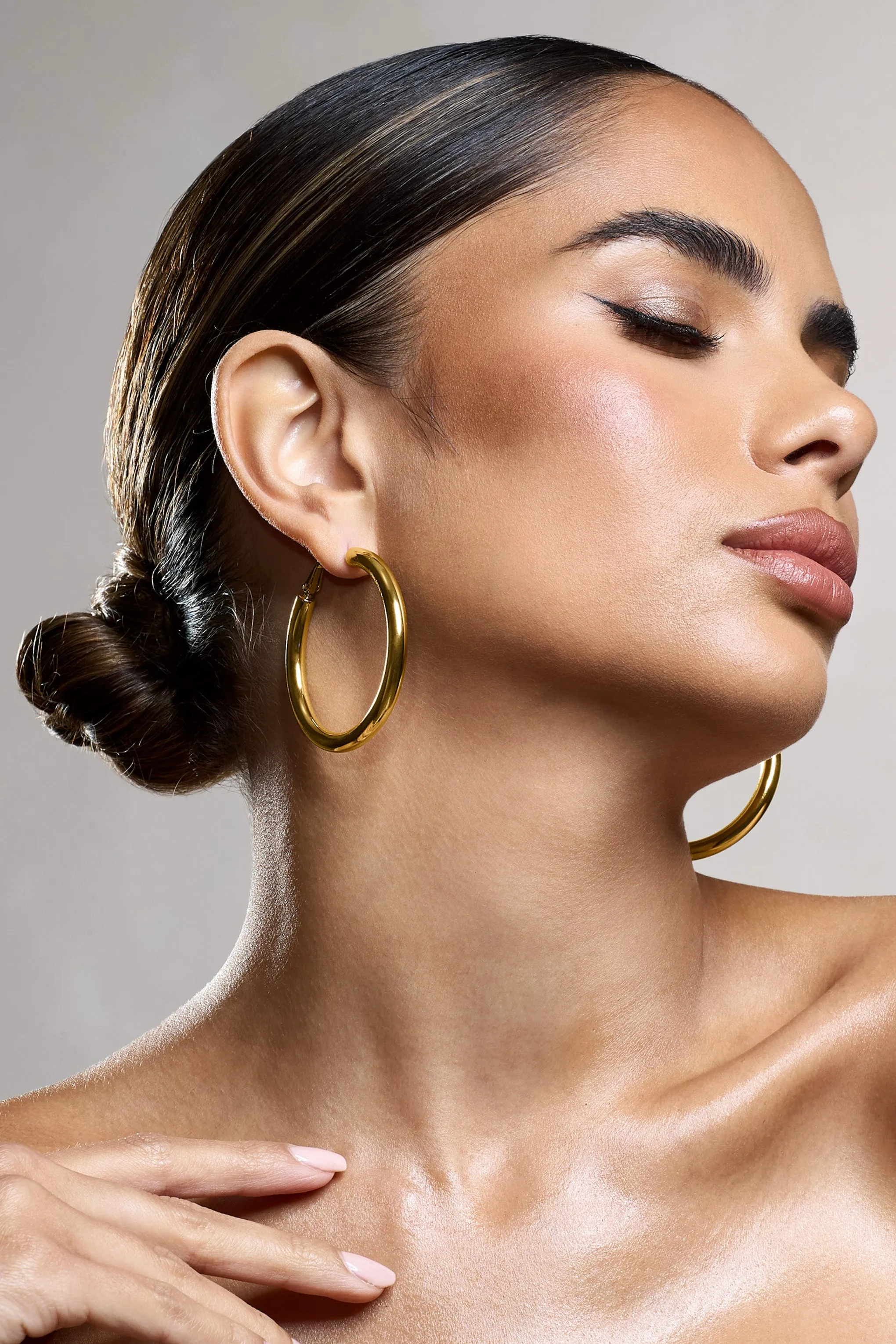 Mira | Gold Hoop Earrings