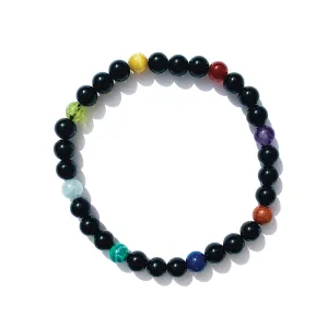 Obsidian Mulit Gemstones Men Bracelet